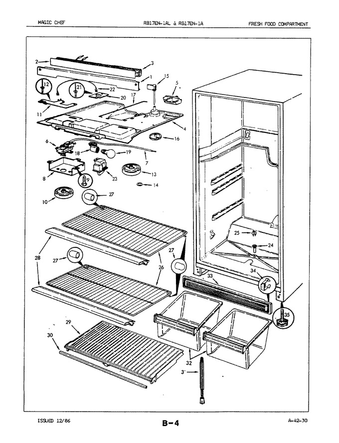 Diagram for RB17EA-1AL (BOM: 5E59A)