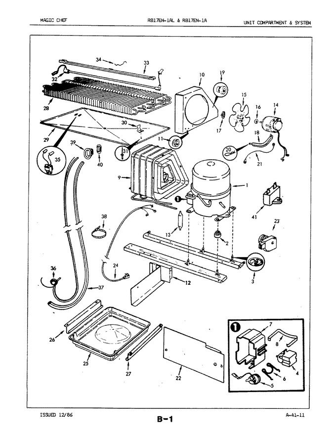 Diagram for RB17EA-1A (BOM: 7C02A)