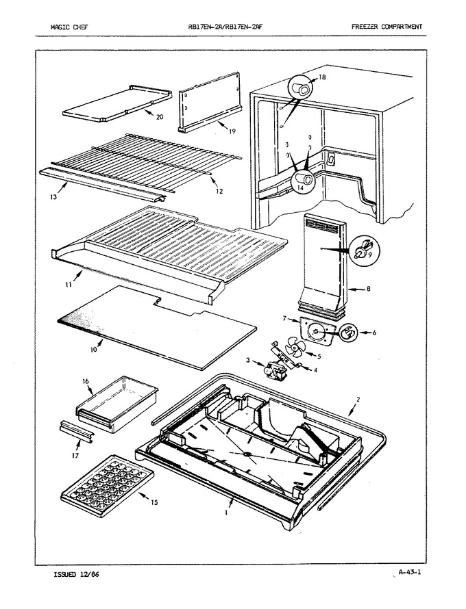 Diagram for RB17EA-2A (BOM: 7C03A)