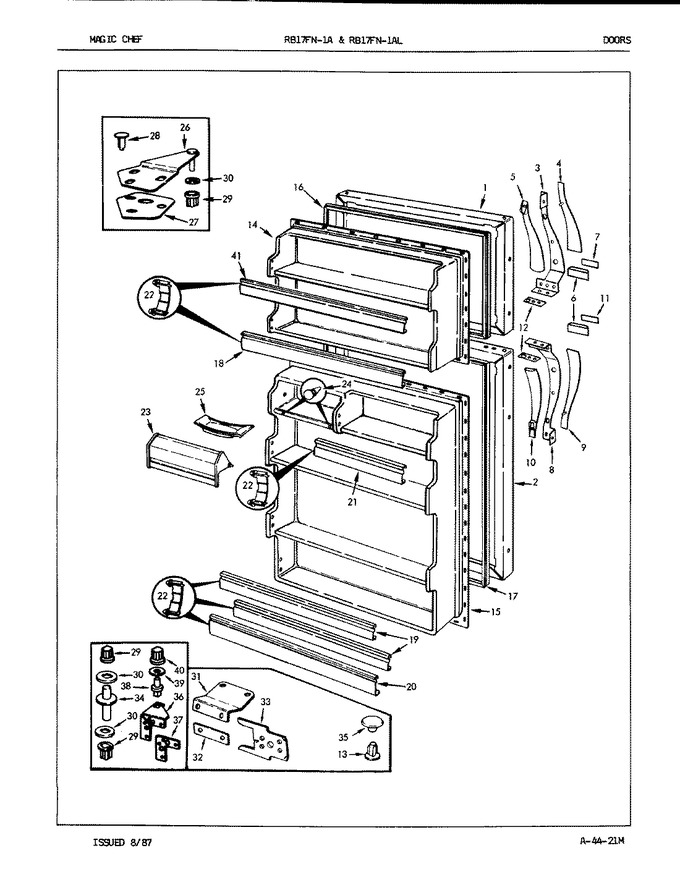 Diagram for RB17FA-1AL (BOM: 7C35B)