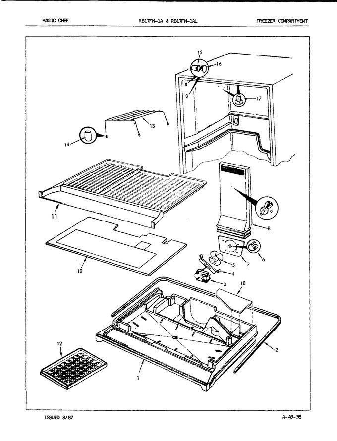 Diagram for RB17FA-1AL (BOM: 7C35B)