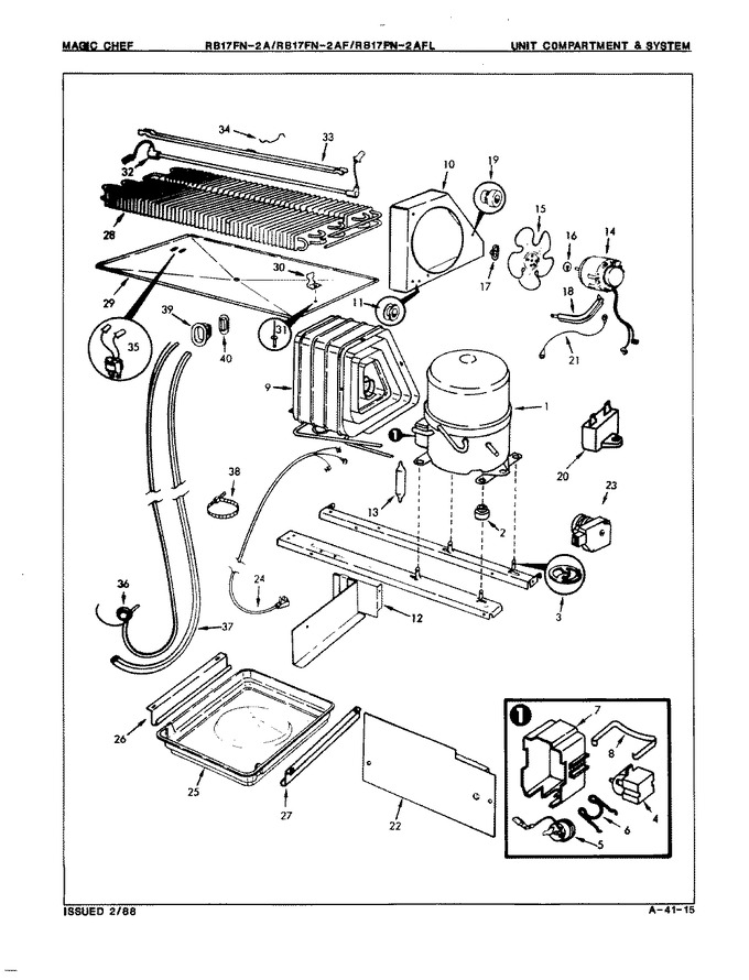 Diagram for RB17FY2AF (BOM: 7D65A)