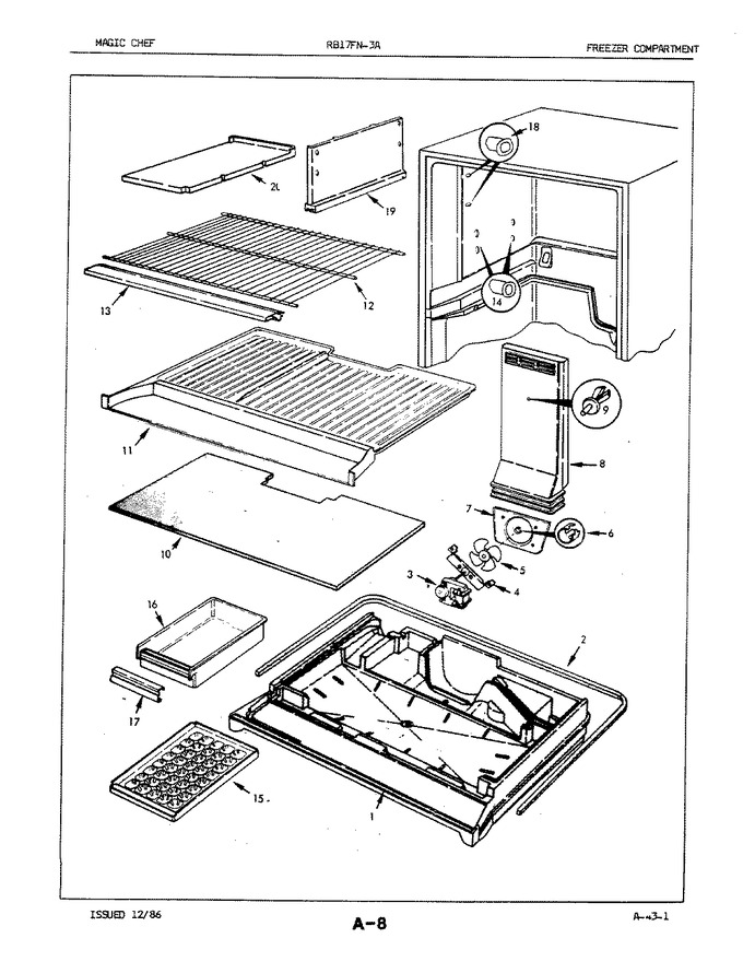 Diagram for RB17FA-3A (BOM: 5E73A)