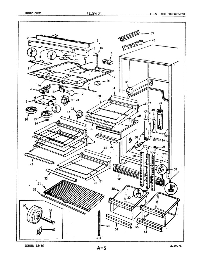 Diagram for RB17FA-3A (BOM: 7C16A)