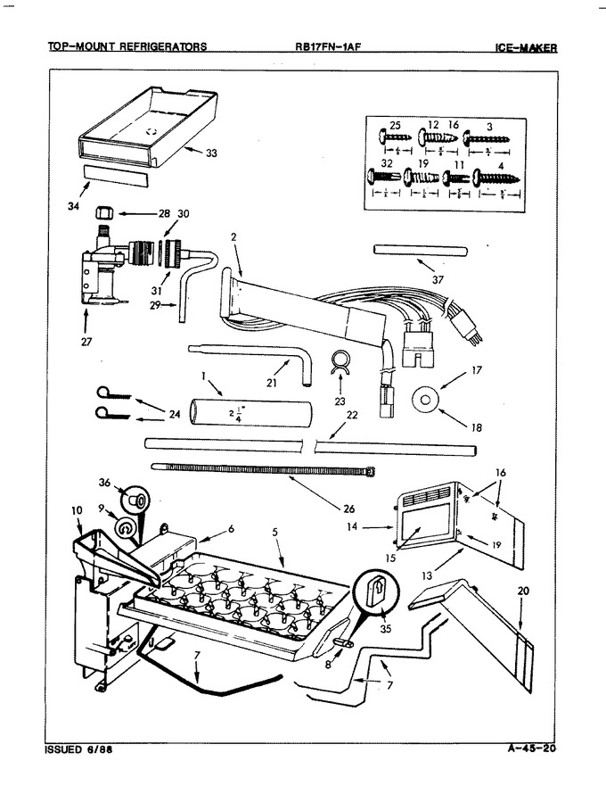 Diagram for RB17FA1AF (BOM: 7D66A)