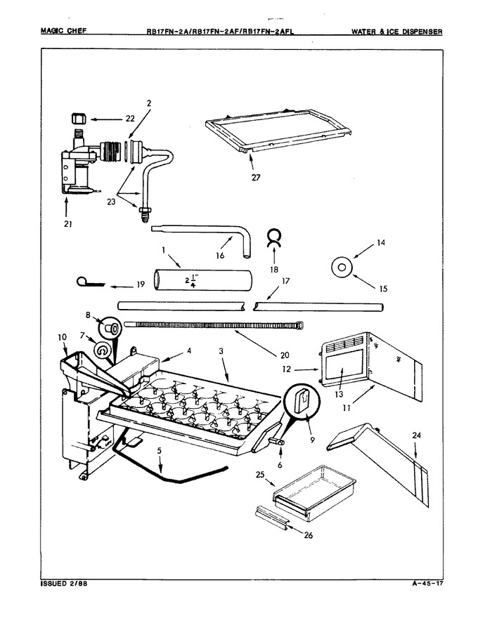 Diagram for RB17FA2AFL (BOM: 8C46B)