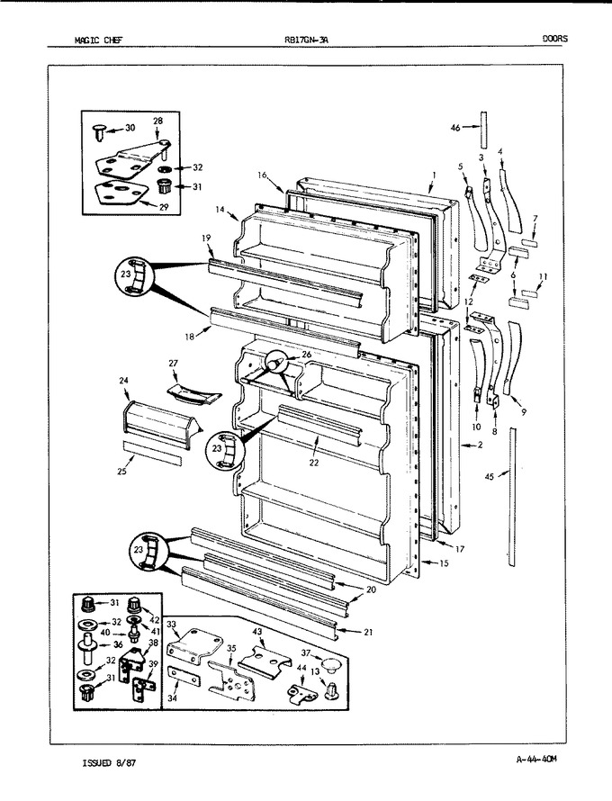 Diagram for RB17GA-3A (BOM: 7C29A)