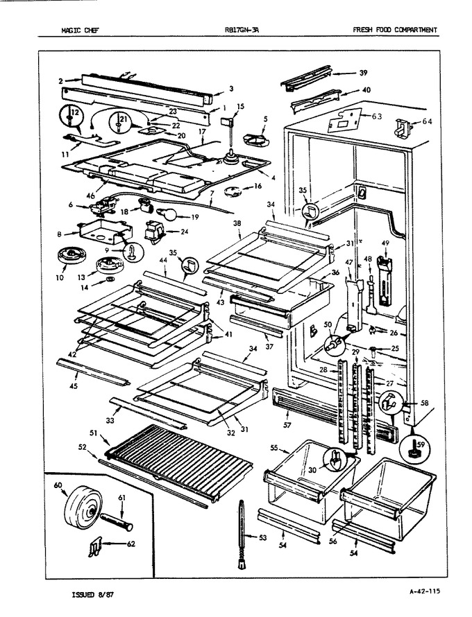 Diagram for RB17GN-3A (BOM: 7C36A)