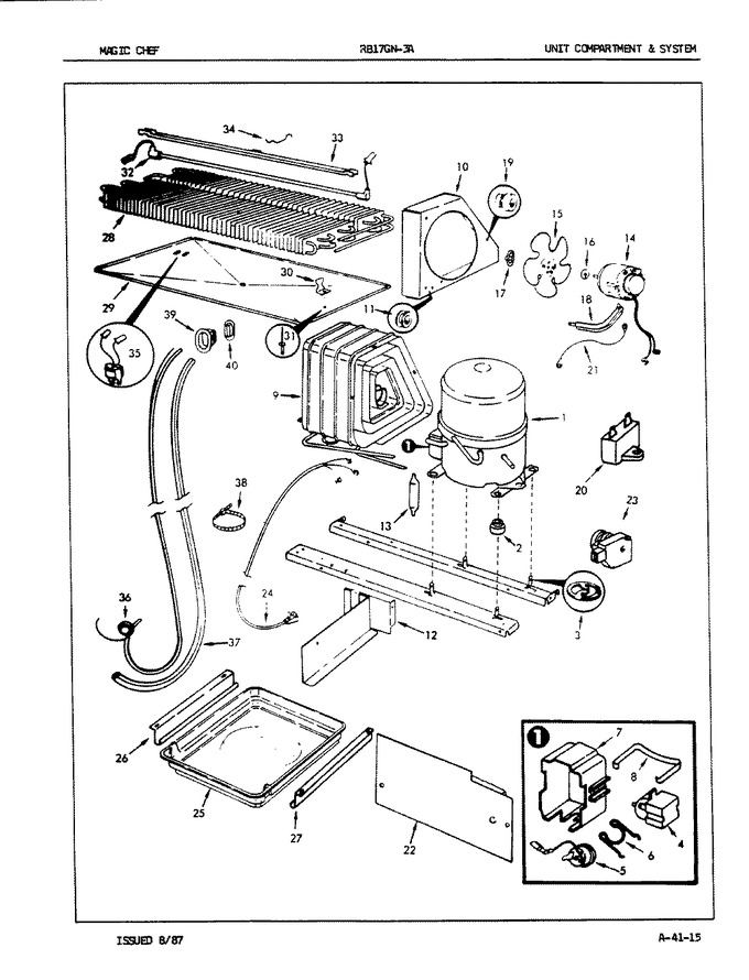 Diagram for RB17GA-3A (BOM: 7C36A)