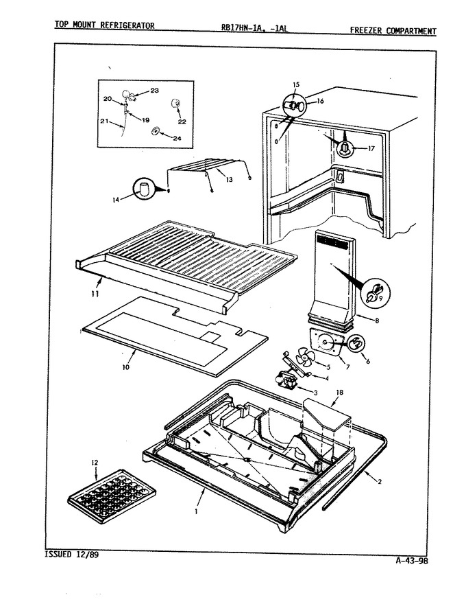 Diagram for RB17HA-1A (BOM: 8C61A)