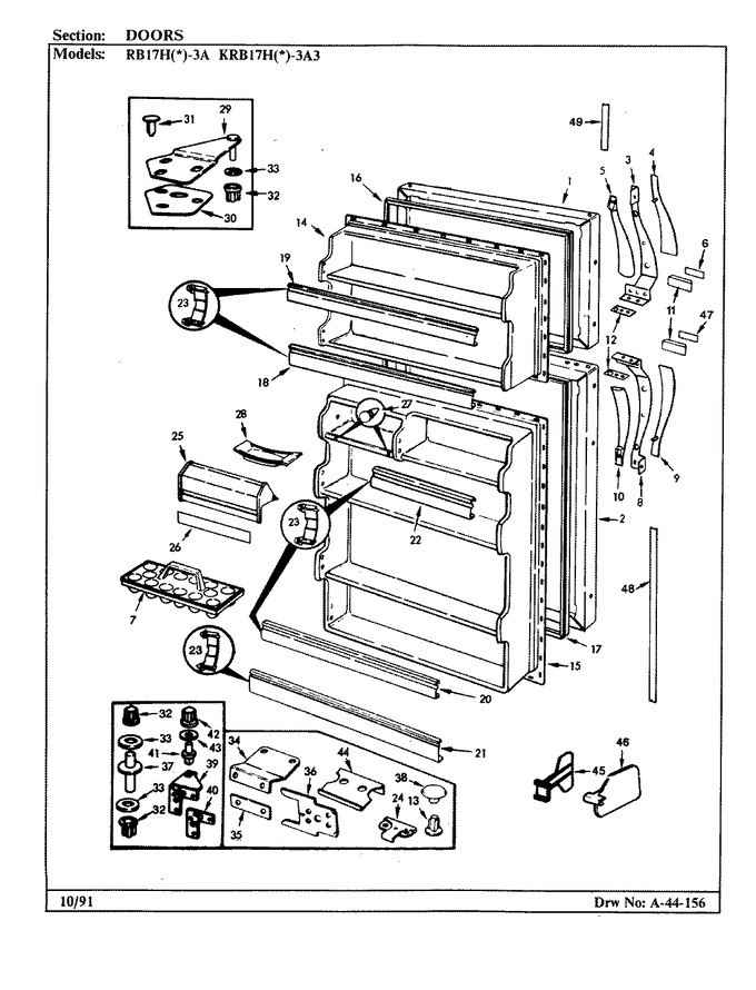Diagram for RB17HA-2A (BOM: 8C64A)