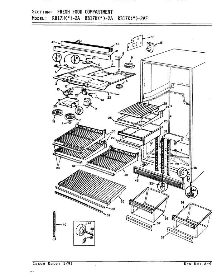 Diagram for RB17HA-2A (BOM: 9B48A)