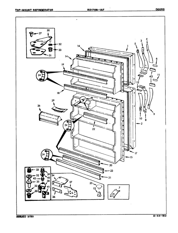 Diagram for RB17HA1AF (BOM: 8C62A)