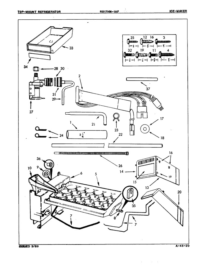 Diagram for RB17HN1AF (BOM: 8C62A)