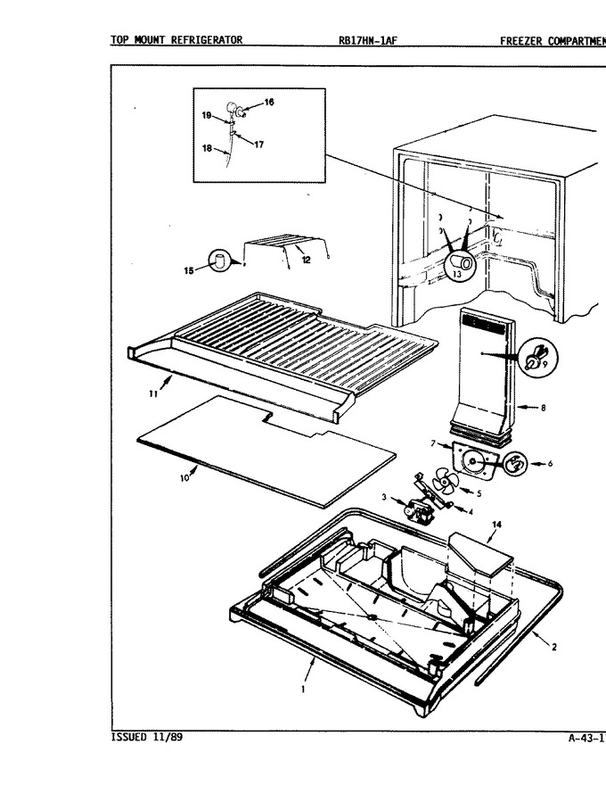 Diagram for RB17HA1AF (BOM: 9B51A)