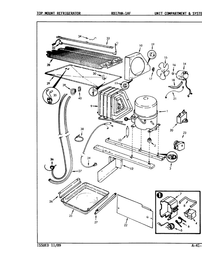 Diagram for RB17HA1AF (BOM: 9B51A)
