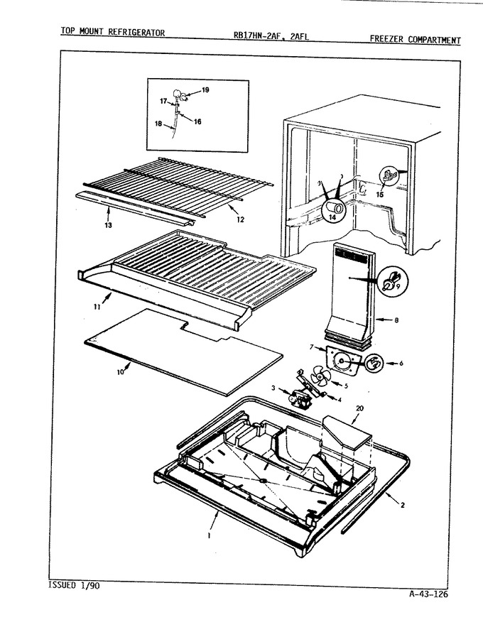 Diagram for RB17HA2AF (BOM: 9B53A)
