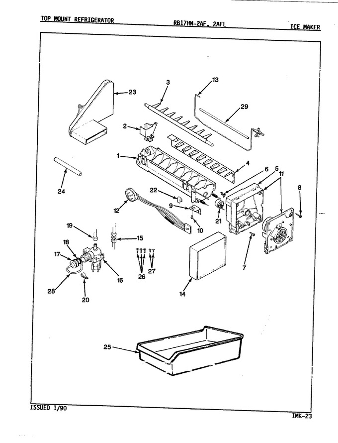 Diagram for RB17HA2AF (BOM: 9B53A)