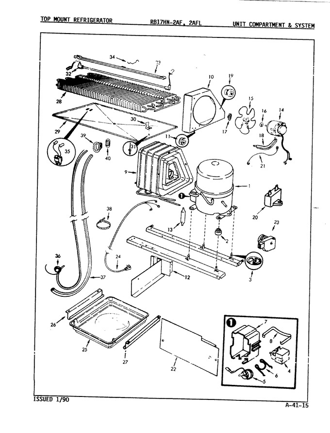 Diagram for RB17HA2AF (BOM: 9B53A)