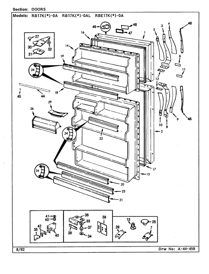 Diagram for RB17KA-0A (BOM: BG25C)