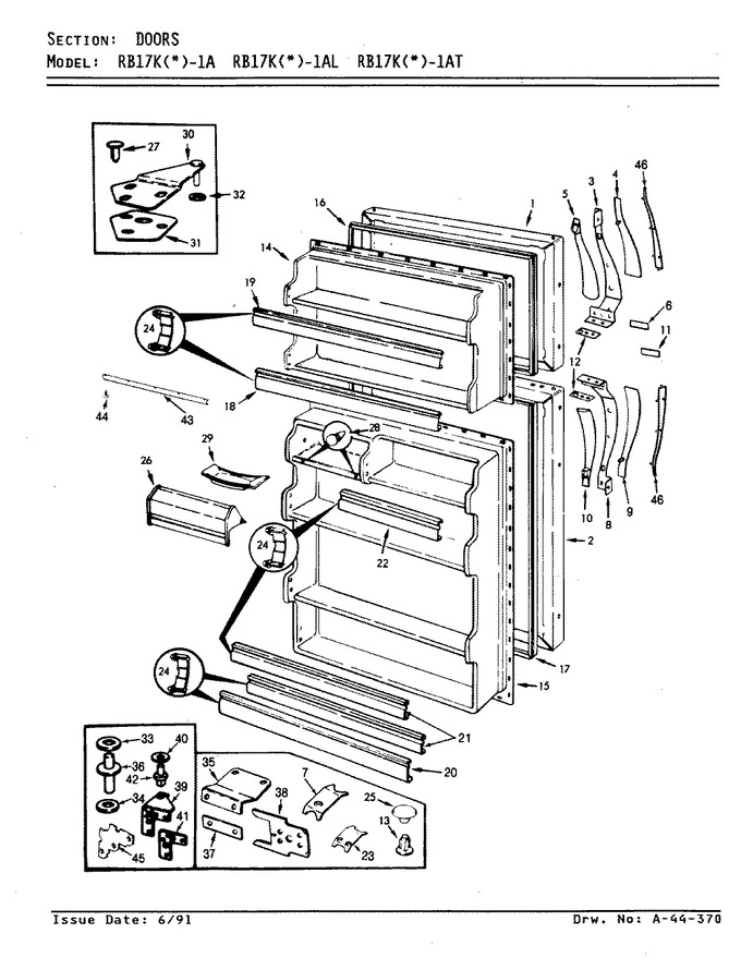 Diagram for RB17KA-1A (BOM: AG21B)