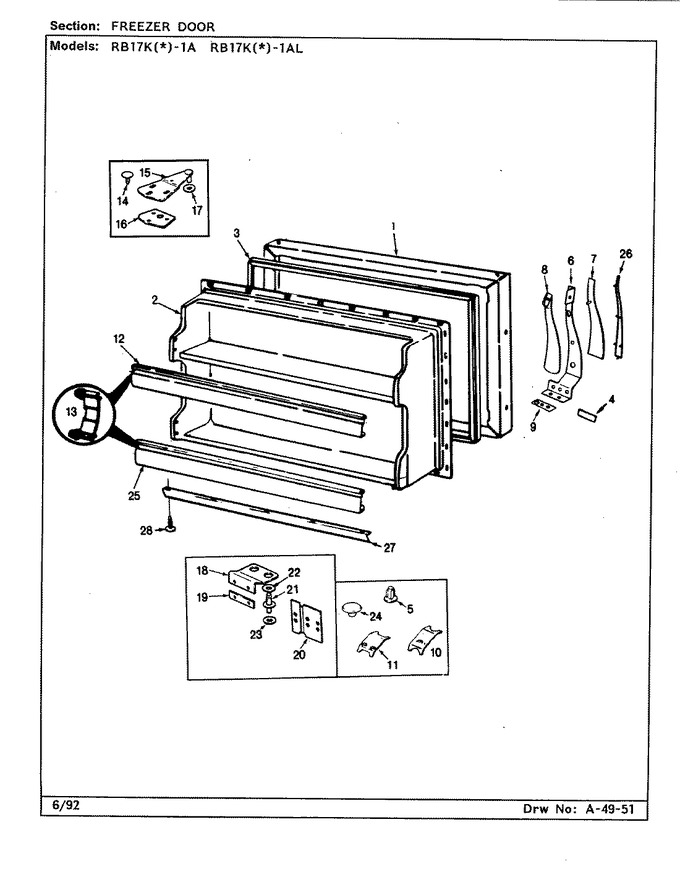 Diagram for RB17KA-1AL (BOM: BG22C)