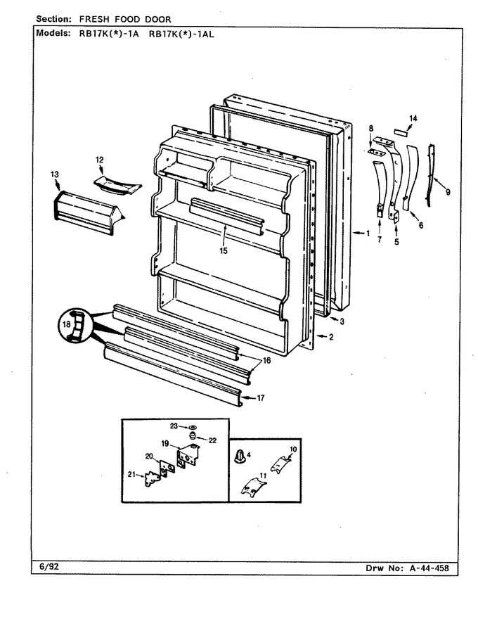 Diagram for RB17KA-1A (BOM: BG21C)