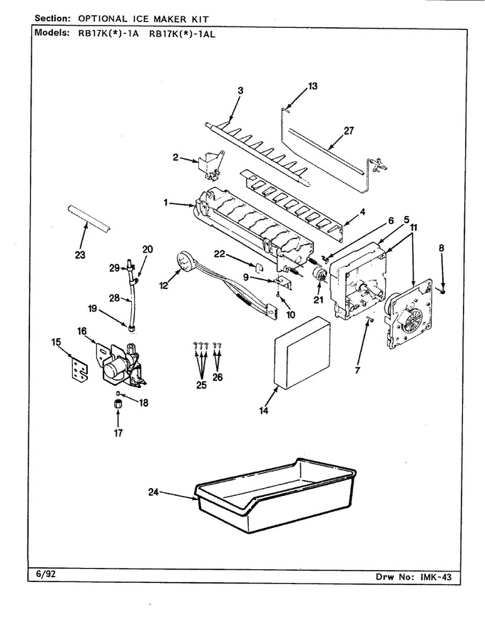 Diagram for RB17KA-1AL (BOM: BG22C)