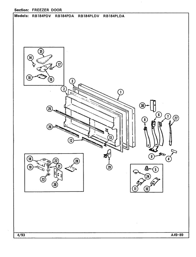 Diagram for RB184PDA (BOM: DG43A)