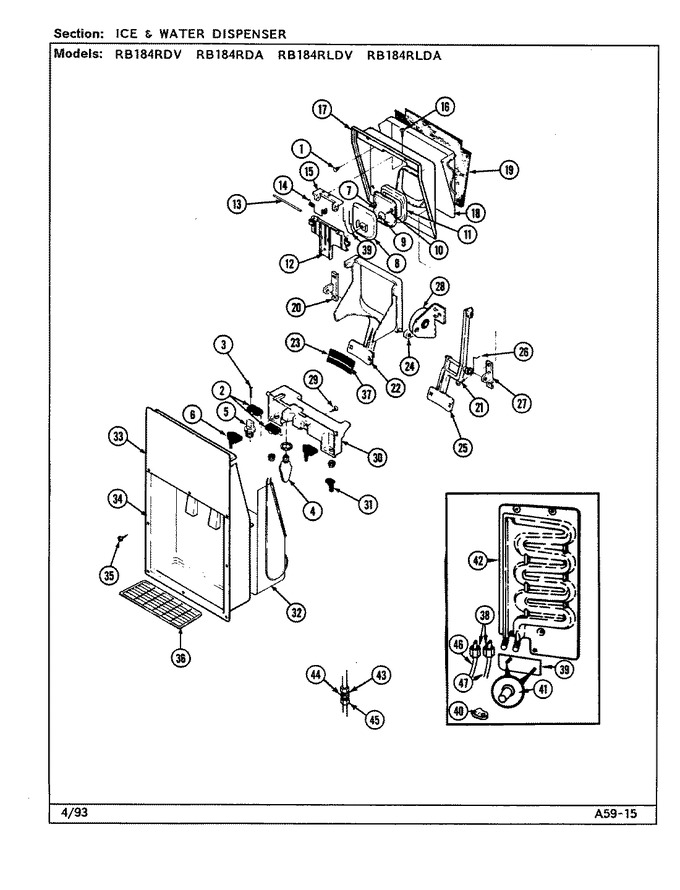 Diagram for RB184RLDA (BOM: DG49A)