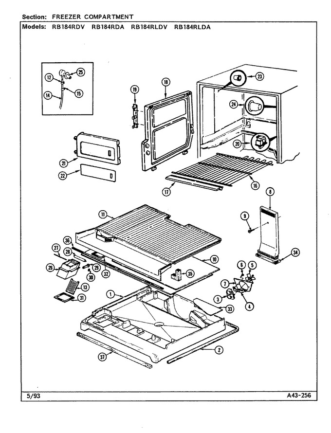 Diagram for RB184RLDV (BOM: DG48A)
