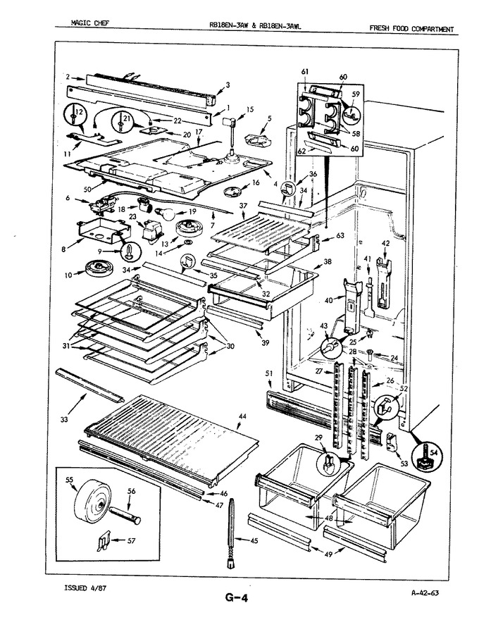 Diagram for RB18EA-3AWL (BOM: 7B03B)
