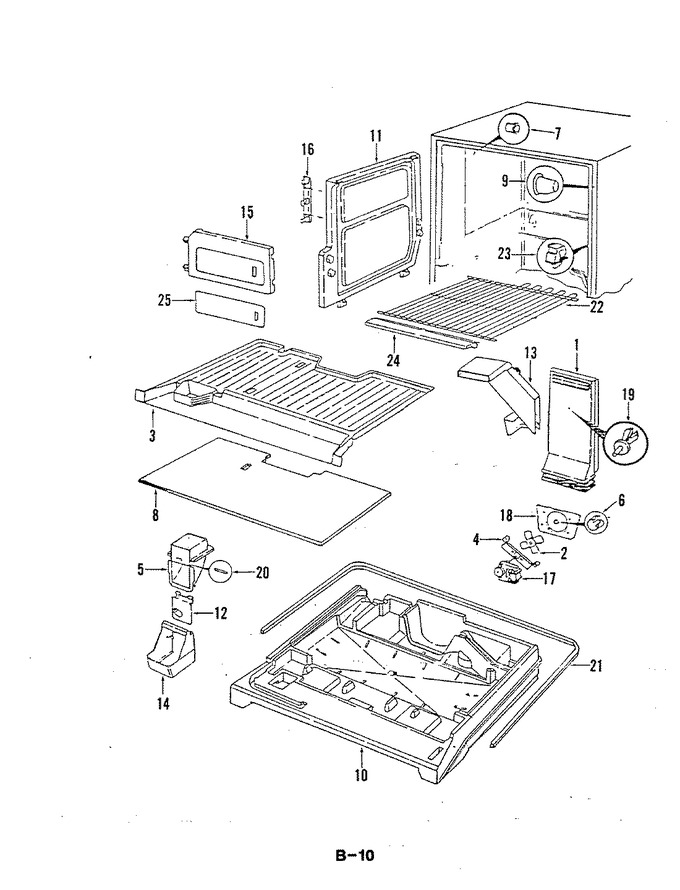 Diagram for RB18EA-3AWL (BOM: 5B67B)