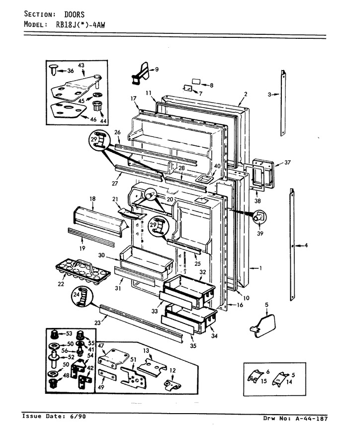 Diagram for RB18JA-4AW (BOM: 9A32B)