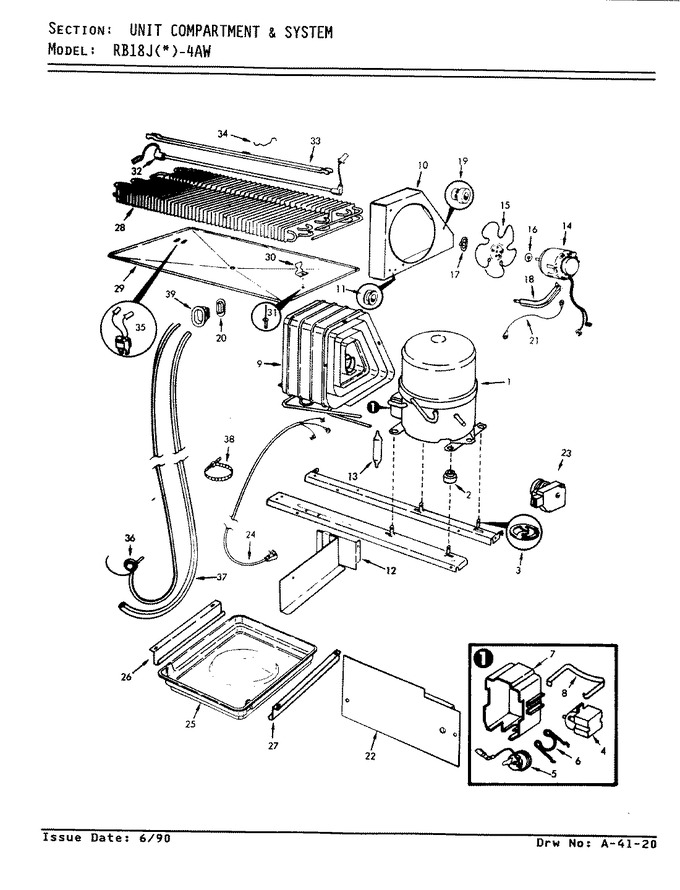 Diagram for RB18JA-4AW (BOM: 9A32B)