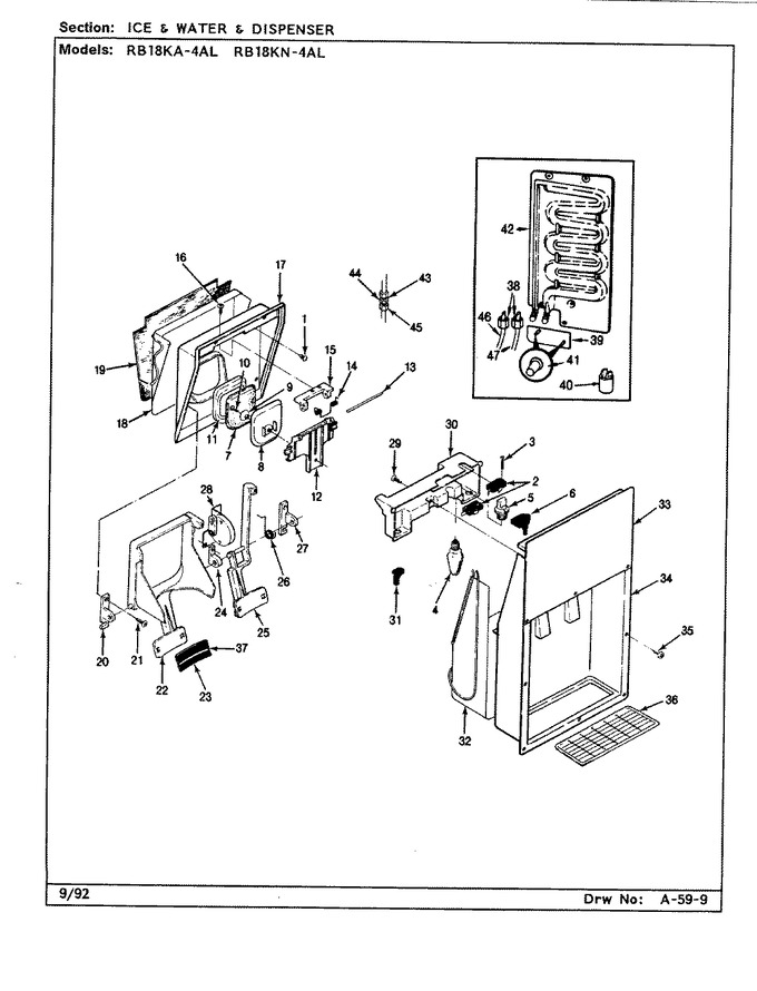 Diagram for RB18KN-4AL (BOM: BG44C)