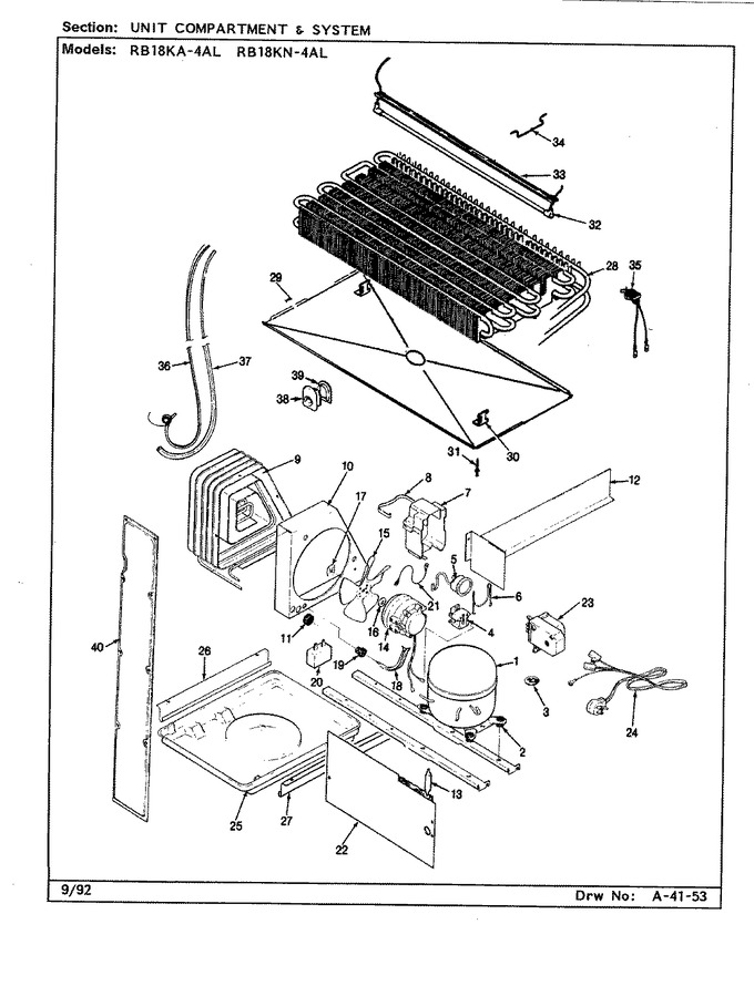 Diagram for RB18KA-4AL (BOM: BG45C)