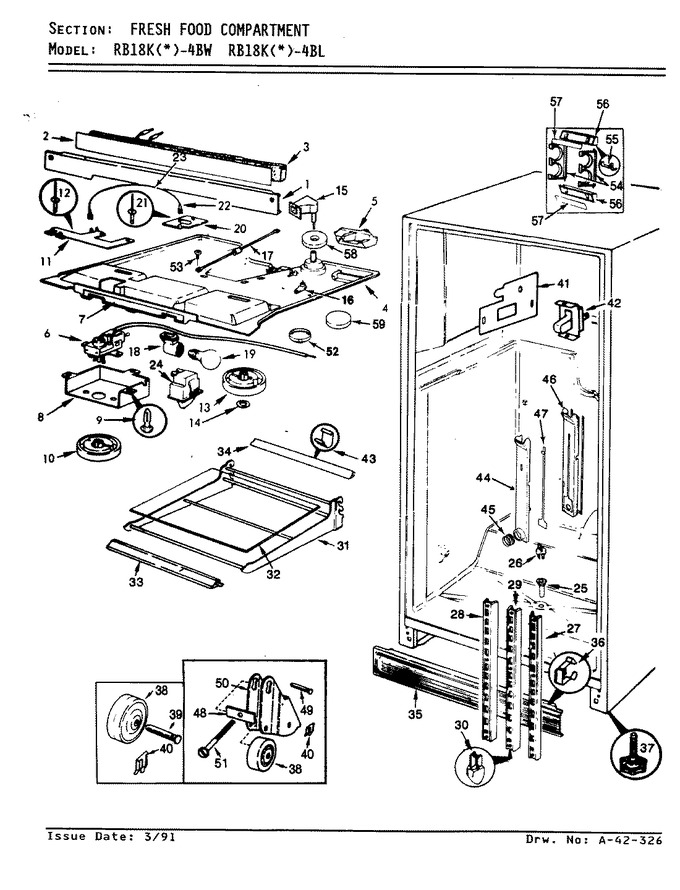 Diagram for RB18KA-4BW (BOM: BG46A)