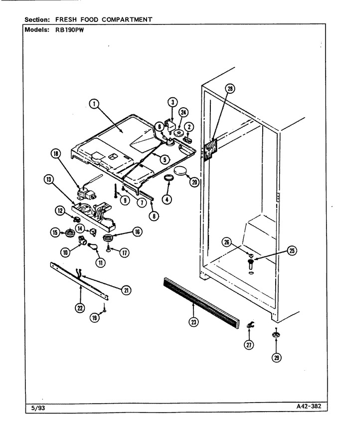 Diagram for RB190PW (BOM: DG53A)