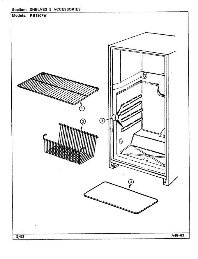 Diagram for RB190PW (BOM: DG53A)