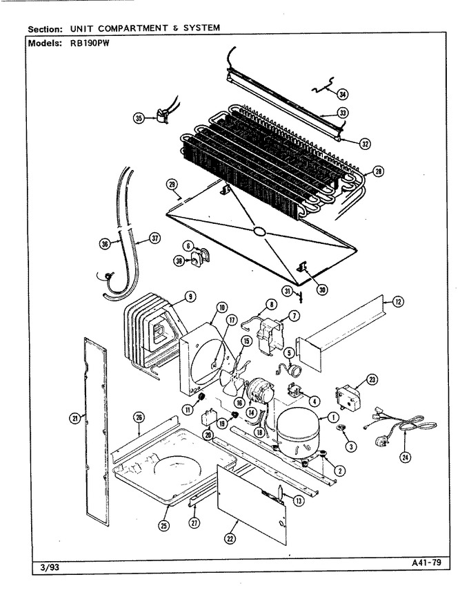 Diagram for RB190PW (BOM: DG53A)