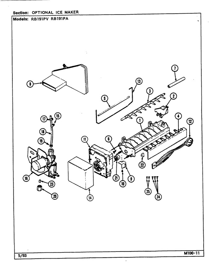 Diagram for RB191PA (BOM: DE77A)