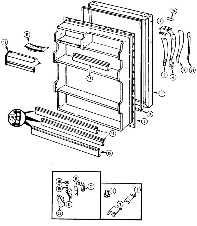 Diagram for RB191PA (BOM: DG55A)