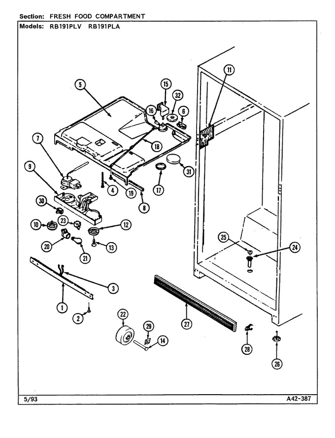 Diagram for RB191PLV