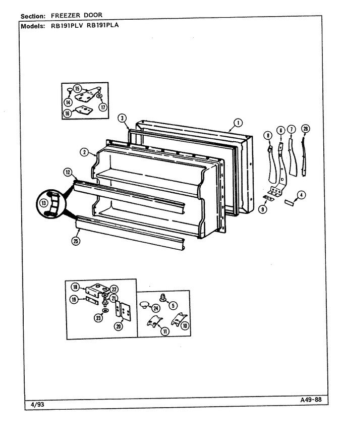 Diagram for RB191PLA (BOM: DE78A)