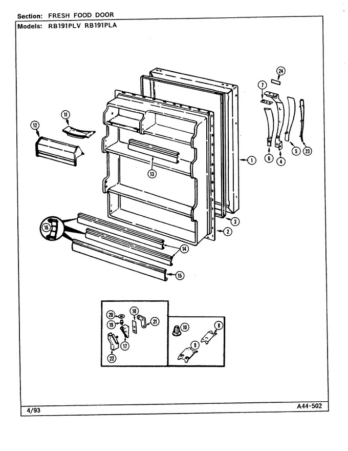 Diagram for RB191PLA (BOM: DE78A)