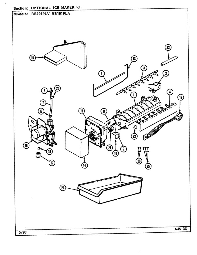 Diagram for RB191PLA (BOM: DE78A)
