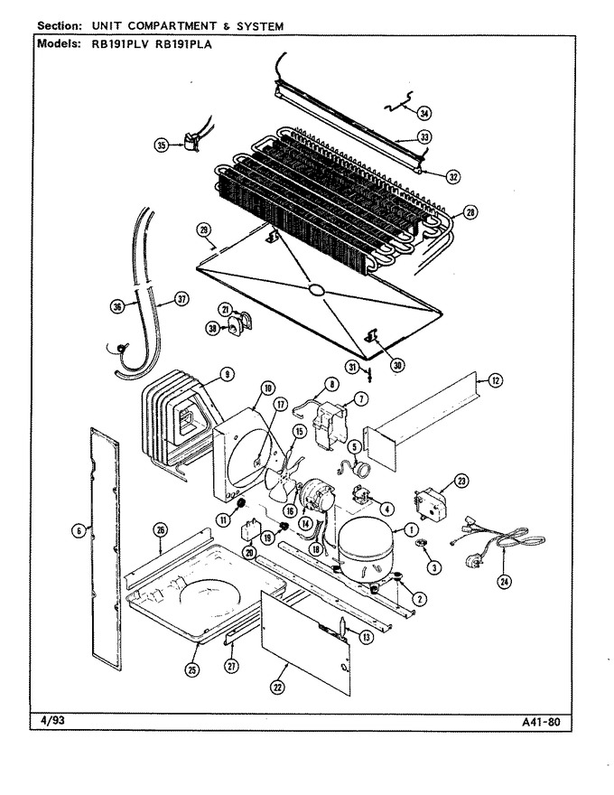 Diagram for RB191PLV (BOM: DE69A)