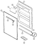 Diagram for 06 - Fresh Food Inner Door