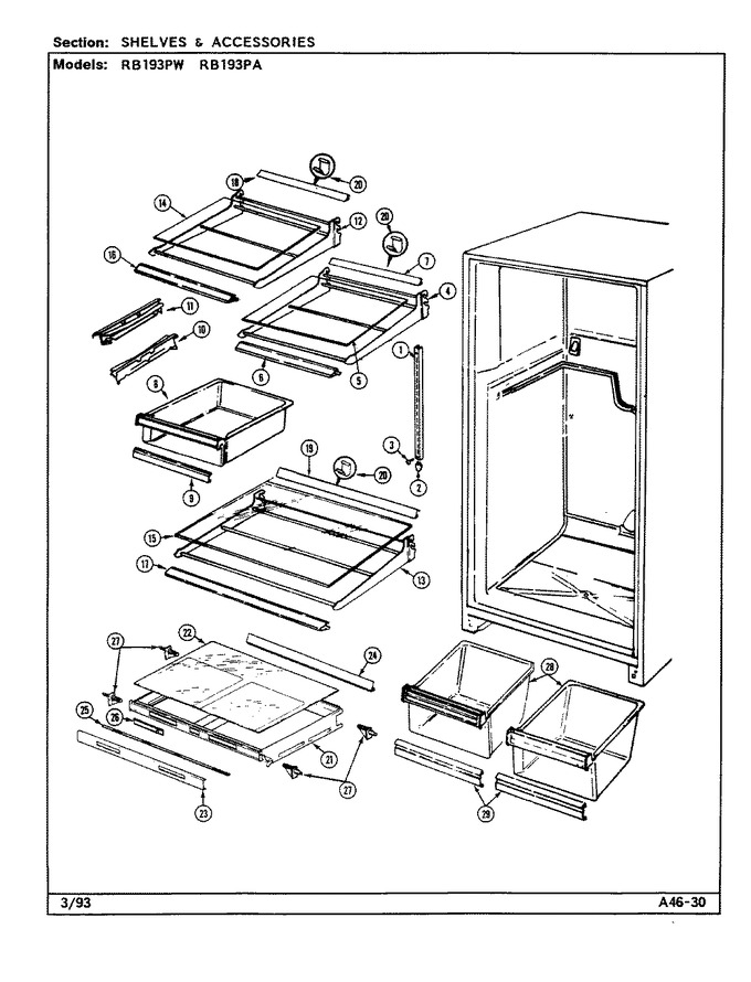 Diagram for RB193PW